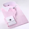 Whole- 2020 nouveau bouton de manchette français hommes chemises habillées classique à manches longues chemises de mode d'affaires formelles camisa masculina Cuffli2355