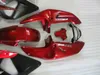 New Hot Body Parts Fairing Kit för Honda CBR919RR 98 99 Vin Röd Silver Fairings Set CBR 900RR 1998 1999 OT24