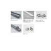 50 X 1M sets/lot Surface mounting led aluminum profile and T type profile extrusion for ceiling or recessed wall lamp