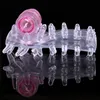 Penis Sleeve Rings Silicone Men Crystal Delay Lock Sex Product Vibrator Cock Ring Delay Ring 17417