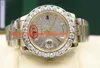 Luxury Wristwatch Fashion New Mens 18038 18k Yellow Gold Bigger Diamonds 41MM Watch Automatic Men's Watch