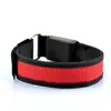 Cloth armband LED flash light arms with cycling skating for leisure Wrist strap factory direct sale