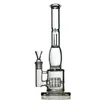 Hookahs 13" GLASS Concentrate Oil Rigs Perc Tire style bong with honeycomb diffuser SMOKING PIPE