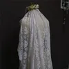 Bianco in pizzo di lusso Velio da sposa Velio Classico Velio da sposa Accessori per matrimoni Bride Mantilla Veil9640089