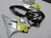 Injektionsvaror för Honda CBR600 F4 1999 2000 Silver Black ABS plastfeudningar Ställ in CBR 600 F4 99 00