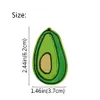10 pcs Avocado patches badge for clothing iron embroidered patch applique iron sew on patches sewing accessories for DIY clothes301j