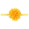 Abbigliamento per bambini Chiffon Flower Bambini Elastico Carino Hairbands Neonati Neonati Capanni per bambini per ragazze Accessori per capelli per bambini KHA127