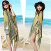 Femmes Châle Châle Beachwear Printemps Nouveau 2017 Mode Femmes Soie Soie Soie Écharpe Scarf Châles W006