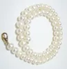 10pcs/lot White Round Freshwater Pearl Fashion Necklace Lobster Clasp 16inch For DIY Craft Jewelry Gift P8