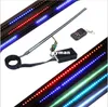 Hoge helderheid 130 scanmodi 7 kleuren Knight Rider Lights Verlichtingsbalk 5050 SMD 48 LED 12V met afstandsbediening8539776