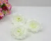 Cream Ivory 100p Artificiell Silk Camellia Rose Peony Flower Head 7--8cm Hem Party Decoration Flower Head