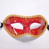Хороший A++ Хэллоуин макияж мяч Пномпень танцоры половина лица плоской краской маска принц маска PH029 mix заказ как ваши потребности
