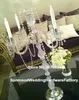 new flower bowl top crystal stand for flowers ,crystals table wedding centerpieces