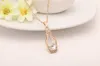 Women 's wish bottle. Love drift bottle clavicle chain alloy crystal necklace WFN051 (with chain) mix order 20 pieces a lot