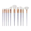 30set Spiral Colorful Pro Makeup Brushes Set Contour Powder Eyeshadow Lip Blush Foundation Powder Kabuki Fan Brush 10pcset G10044037842