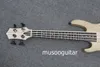 Mini 4String Ukulele Electric Left Hand Bass Natural Color NECTHRU Style3678322