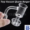 Terp Vacuum Quartz Vacuum Banger Domeless Chiodo per impianti petroliferi Bong in vetro 10mm 14mm 18mm 633