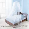 Verão Mosquito Rede Elegante Redondo Cama de Laço Cadeira de Colopy Cortina Hang Dome Mosquito Rede Para Indoor Outdoor Branco
