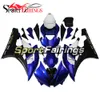 Carenagens de injeção completa para Yamaha YZF600 YZF R6 06 07 2006 - 2007 Carenagens de plástico ABS Motocicleta Preto Azul Branco Novos painéis Kits Cascos