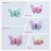 30 sztuk / partia Glitter Fairy Princess Hair Clip Top Quality Brand Hairpin Baby Girls Hair Barrettes Cute Butterfly Style Styl