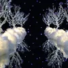 24 шт. / Лот украшения вечеринки Европейская высококлассный белый коралловый филиал искусственный цветочный ремесленник орнамент для свадебного стола декор