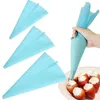 12'', 13'', 15'' 3 Size Silicone Reusable Icing Piping Cream Writing Pen Pastry Bag Cake Decorating Home Bakery DIY Tool