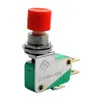 AC 125V/250V 16A SPDT NO NC Momentary Cap Push Button Micro Switch DS438 Red B00443