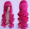 100% nuevo nuevo cuadro de moda de alta calidad Full Lace Wigsfashion Light Light Rubia Larga rizada Cosplay Peluca Envío gratis