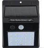 Światło słoneczne 20 LED Security Motion Sensor Weatherproof Light do ogrodu Back Drzwi Step Stair Pence Deck