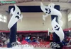 5m Dekorativ läskig Halloween Uppblåsbara Ghost Arch Horrible Air Blown Devil Arched Dörr för Fest och Mall