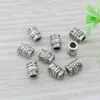 MIC 500 pièces Antique argent en alliage de zinc aztèque Tube perles entretoise 7x5mm bijoux à bricoler soi-même D104319577