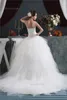 2017 новые элегантные милая органза свадебные платья бальное платье аппликации из бисера плюс размер свадьба свадебные платья BM51