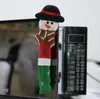 Christmas Lodówka Drzwi Lodówka Pokrętła Kuchenka mikrofalowa Snowman Kuchnia Urządzenie Uchwyt Okładki Zestaw 3 Darmowa Wysyłka