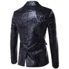 Wholesale- Sexy Leopard Mens Blazer New Design 2016 Autumn Hot Sale Fashion Male Suit Jacket Single Breasted Slim fit Men's Clothes 16X963