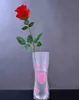 ديي زهرة مزيج حجم للطي pvc طوي حقيبة opp صغيرة زهرية صديقة للبيئة من موردين foldable vase