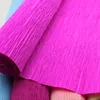 250*50cm decorative Origami Crinkled Crepe Paper Craft DIY Flower wrapping Fold scrapbooking Gifts party decoration boda Garland