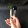 Accessoires de bongs en verre d'éponge d'os de couleur, tuyaux de fumage en verre colorés mini-tuyaux à main multi-couleurs Meilleurs tuyaux en verre de cuillère