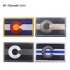 Tactical Embroidery US State Flag Patch Embroidered Badges Fabric Armband Stickers the United Fifty States HOOK and LOOP Fastener
