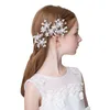 Squisite ragazze di fiori manuali Hairbows Accessori per bambini adorabili per matrimoni Peral Design Abbigliamento formale per bambini Spedizione gratuita