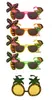 Hawaiian Glasses Tropical COCKTAIL Hula Beach beer Party Sunglasses Pineapple Flamingo Goggles Hen Night Stage Fancy Dress eyewear favors