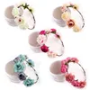 Opaska do włosów Boho Flower Crown Festival Opaska ślubna Garland Floral Hairband Akcesoria #R4