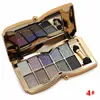 Maquillage professionnel des yeux 10 couleurs Palette de fard à paupières or fumé cosmétiques Palette de maquillage diamant brillant paillettes ombre à paupières