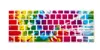 Fiore in silicone Decal Arcobaleno Copertura della tastiera Protezione della pelle della tastiera per Apple Mac Macbook Pro 13 15 17 Air 13 Retina 13 layout USA