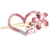 Fashion Girls Retro Crystal New Butterfly Flower Hairpins Hair Stick Hair Clip #R49