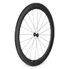 TOP SALE !!! Ud Matt Finish Clincher 60mm Voal Road Bike Carbon Wheels 23mm Basalt Surafce Cykelhjul Keramiska Bearing Navs Gratis frakt