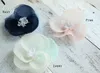 Koreanische Blumenmädchen Accessoires süßes Blumengarn Bögen für Geschenke Mode Faszinator Haare Clip Ballerina Haare C066