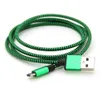 ype C USB-кабель для S8 S8 плюс непрерывный металлический разъем ткань нейлон оплетка Micro USB кабель ведущий шнур зарядного устройства V8 для Samsung S7 / 6 / 5 1M 2M 3M