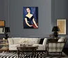 Handgemaltes abstraktes Gemälde Madame Georges van Muyden Amedeo Modigliani Hochwertige Porträtmädchen-Ölgemälde3094843