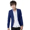 Blazers Wholesale Hot Sales New Arrival Spring Fashion Sapphire Color Stylish Slim Fit Men's Suit Jacket Casual Business Dress Blazers M