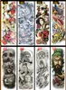 Women Men Unisex Waterproof Temporary Tattoos Stickers Body Art Fake Tattoos Transfer Stickers Sexy Arm Stickers Removable 82 Types